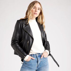 100% Leather Motorcycle Jacket